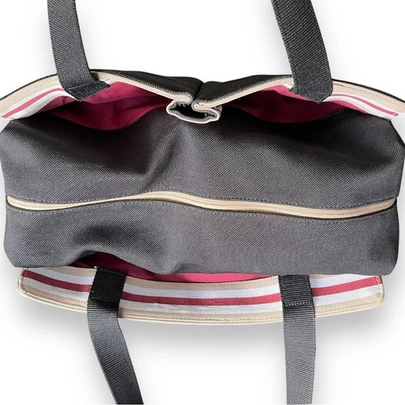 Vintage Lacoste Black Mini Tote Shoulder Bag - Picture 8 of 14